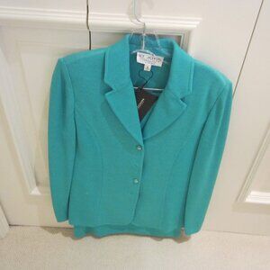 St John Two -Piece Tourmaline Skirt Suit